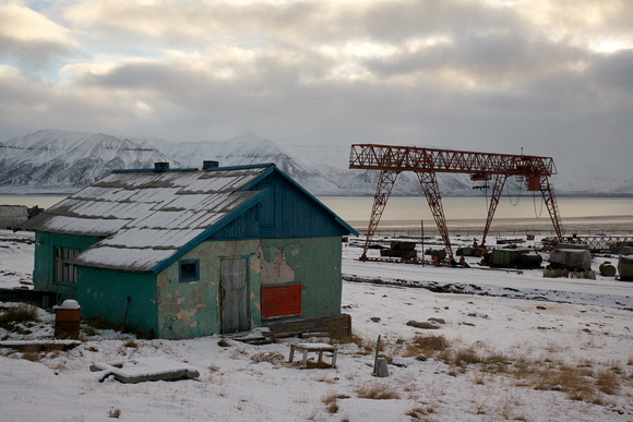 Abandoned Soviet Hut, Pyramiden.  78°39' N, 016°23' E