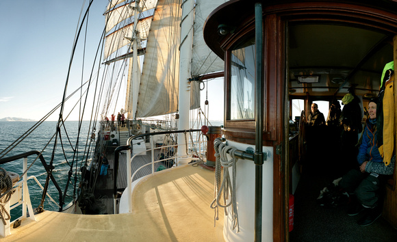 Panorama - Our ship Antigua