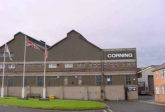 Corning Factory , Sunderland, England