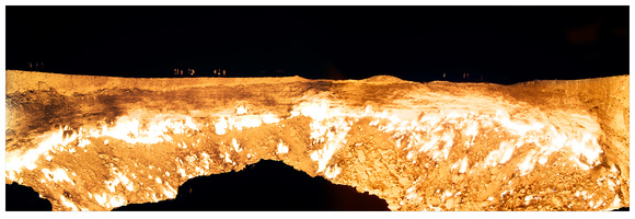Panorama Darvasa fire crater