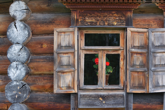 Traditional wooden architecture: Suzdal