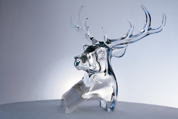 The Glenfiddich Stag Head in 45% Lead Crystal.