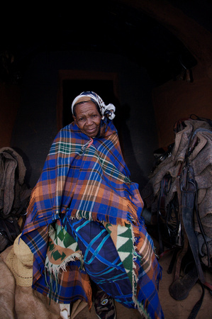 Elderly Lady, Hill Tribe - Lesotho