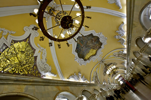 Moscow; The worlds most ornate Metro stations