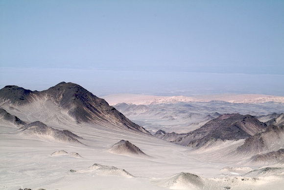 Taklamaken Desert with Turpan in the background