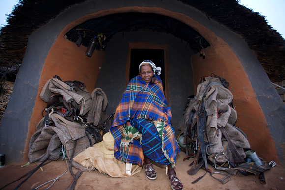 Elderly Lady, Hill Tribe - Lesotho