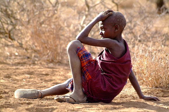 Masaii boy, Kenya