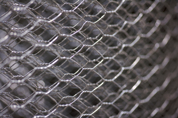 Chicken wire is used to reinforce the mould